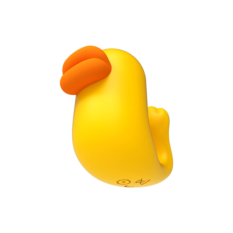 Vibrador tipo bala con forma de patito que parece un anillo en tu dedo 